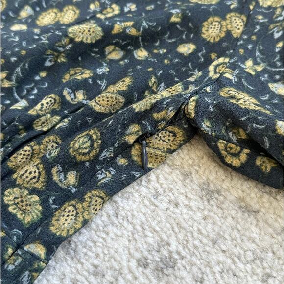 Free People Some Like it Hot Jumpsuit Floral Midnight Combo Size 4 - Picture 9 of 13